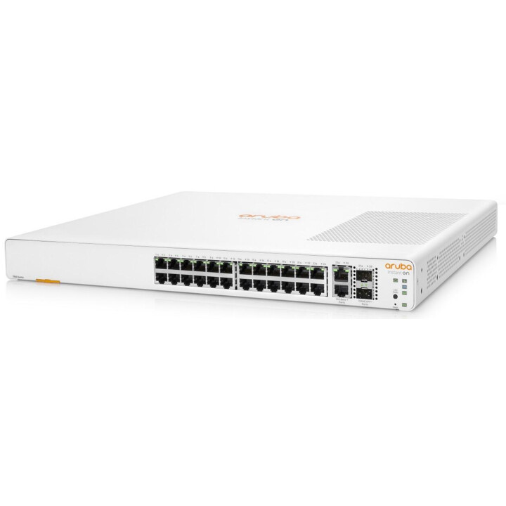 HPE Aruba Instant On 1960 24G 2XGT 2SFP+Switch EU (10/100/1000-Mbit/s-Ports 2 SFP+ 10GbE-Ports 2 10GBASE-T-Ports JL806A)