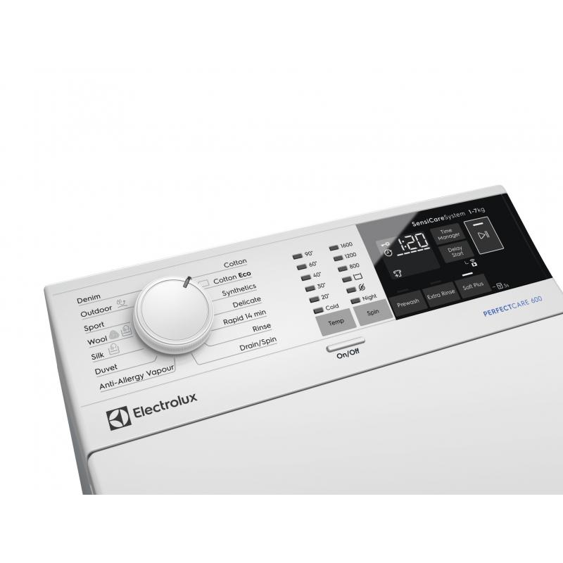 ELECTROLUX EW6TN24262P PerfectCare 600 Lavadora Carga superior 6 kg Blanco - Imagen 3