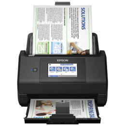 Escáner de documentos Epson WorkForce ES-580W (A4, 24 bits, sensor ultrasónico, dúplex, USB 3.0, W-LAN, host USB)