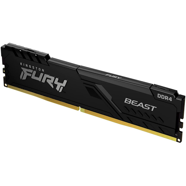 Kingston 128GB 3600 MHz DDR4 CL18 DIMM (kit di 4) FURY Beast Nero KF436C18BBK4 / 128
