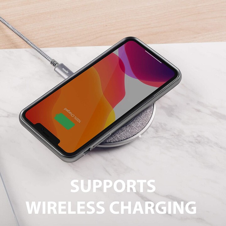 iGlaze per iPhone 11 Pro Max - Nero armatura