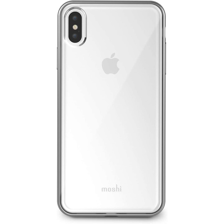 VitrosfüriPhone XS Max Jet Silver - schlankes, klares Gehäuse