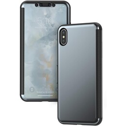 StealthCover para iPhone XS Max - Carcasa metálica - Gris Gunmetal