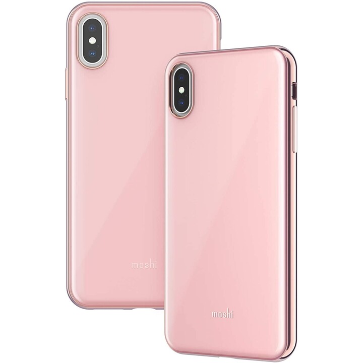 iGlaze para iPhone XS Max Taupe Pink - estuche rígido delgado