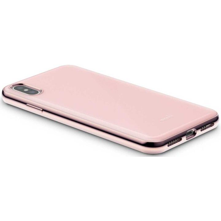 iGlaze para iPhone XS Max Taupe Pink - estuche rígido delgado
