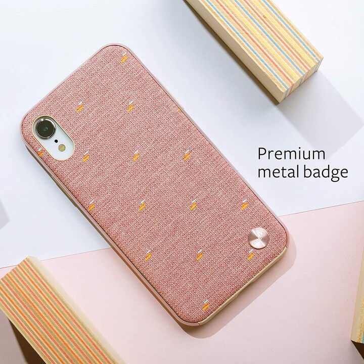 Vesta pour iPhone XR Rose - étui rigide fin