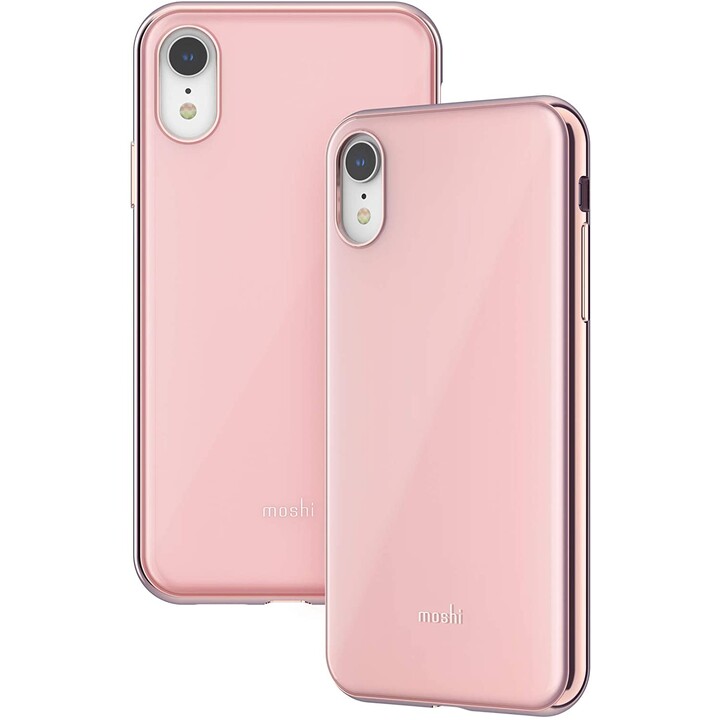 iGlaze pour iPhone XR Taupe Pink - étui rigide fin