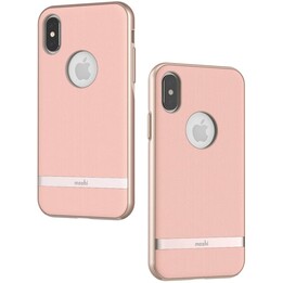 Vesta para iPhone XS / X - Capa têxtil - Flor rosa