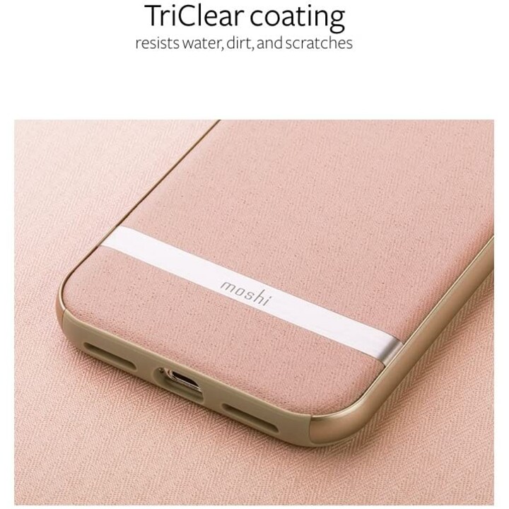 Vesta para iPhone XS / X - Capa têxtil - Flor rosa