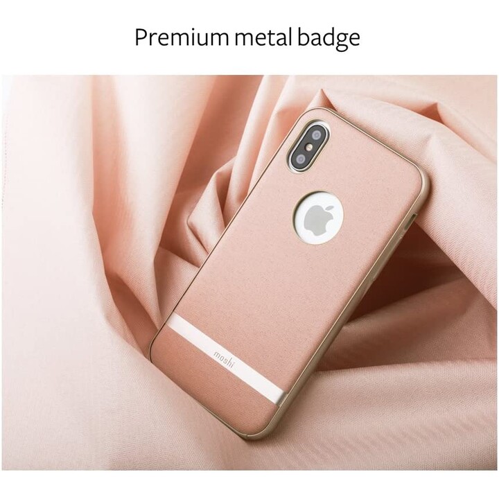 Vesta para iPhone XS / X - Capa têxtil - Flor rosa