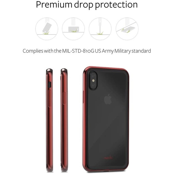 Vitros per iPhone XS/X - Custodia protettiva ultra sottile - Orchid Pink