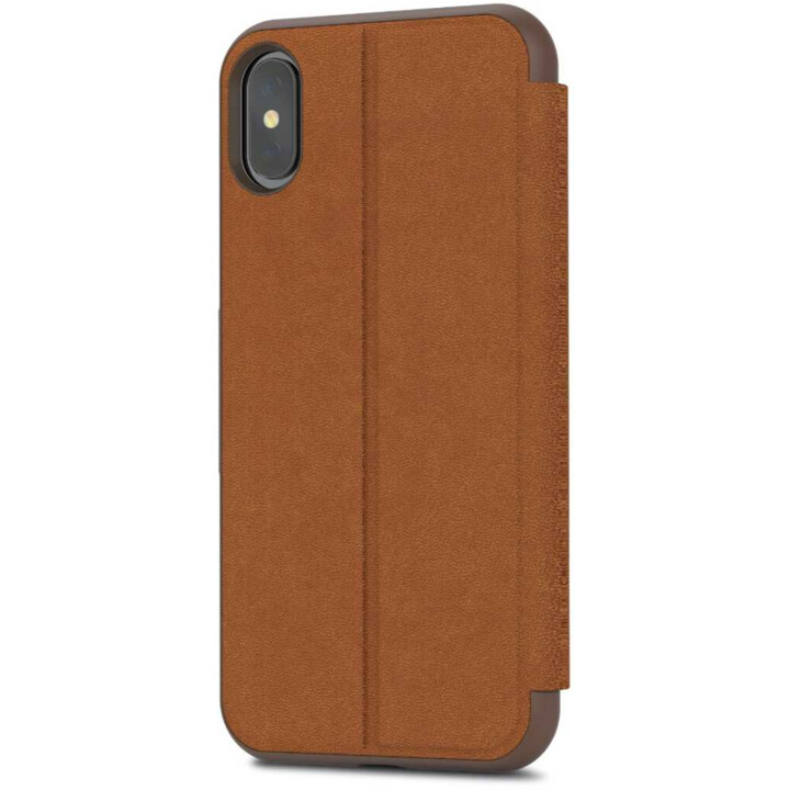 SenseCover pour iPhone XS/X - Coque rigide/Coque tactile - Marron Caramel