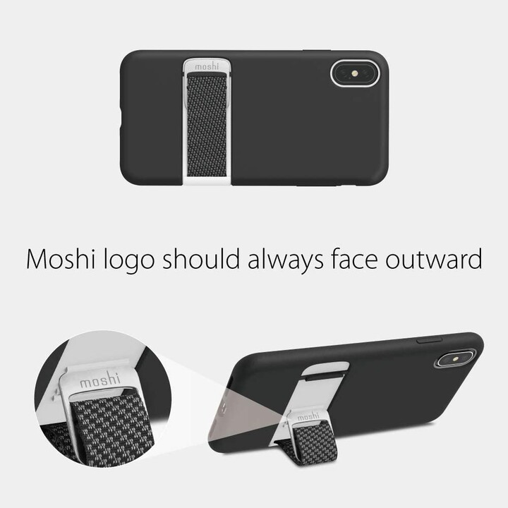 Capto para iPhone XS / X Preto - capa fina com MultiStrap