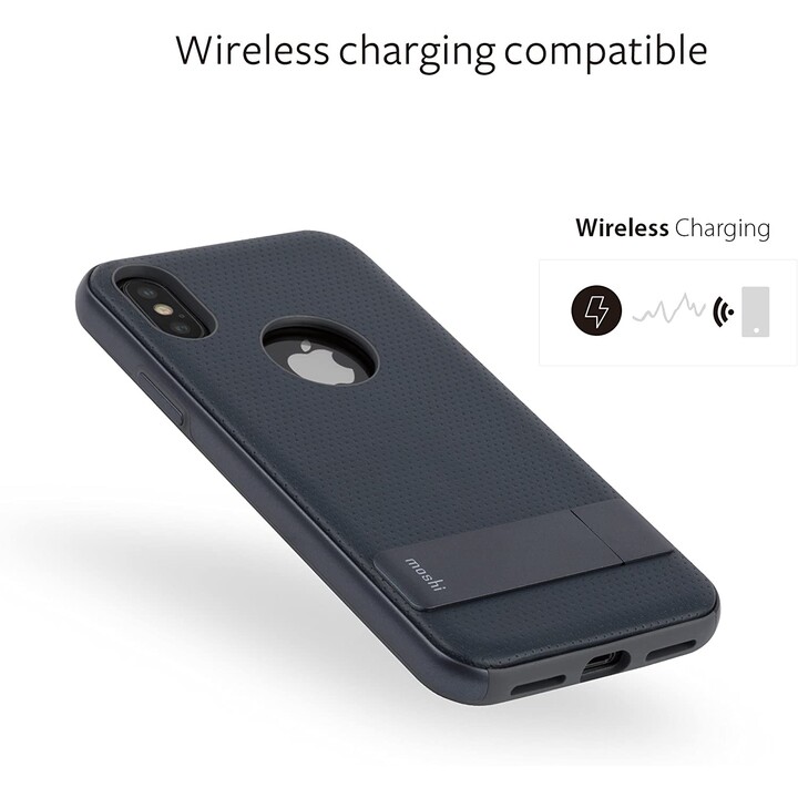 Kameleon para iPhone XS / X - estojo de suporte - azul meia-noite
