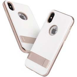 Kameleon per iPhone XS/X - custodia a cavalletto - Avorio Bianco