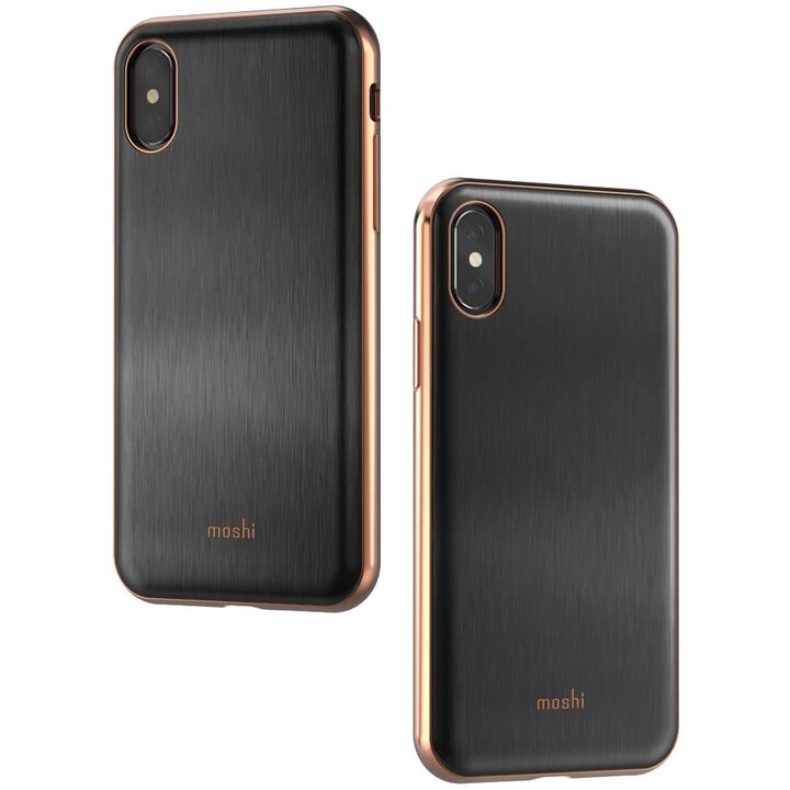 iGlaze - coque ultra-fine à clipser pour iPhone XS/X - Armor Black