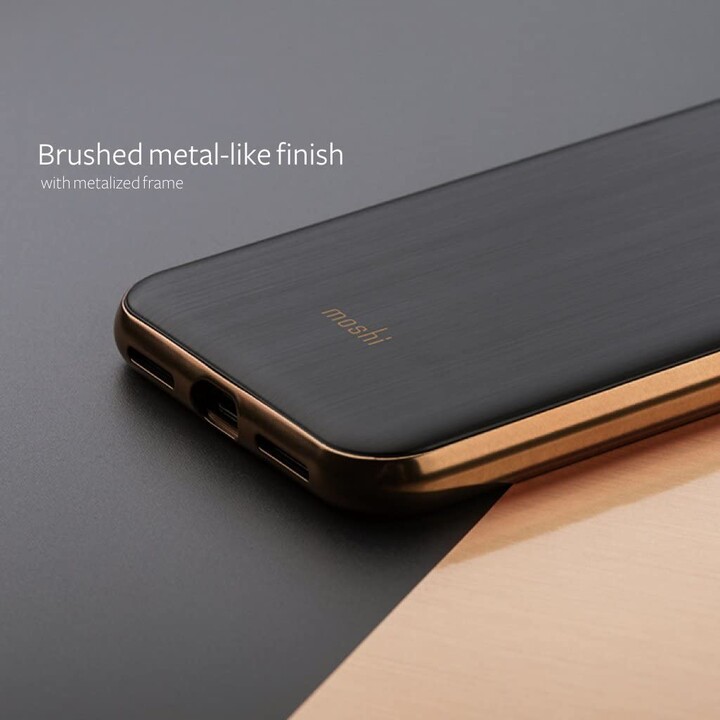 iGlaze - coque ultra-fine à clipser pour iPhone XS/X - Armor Black