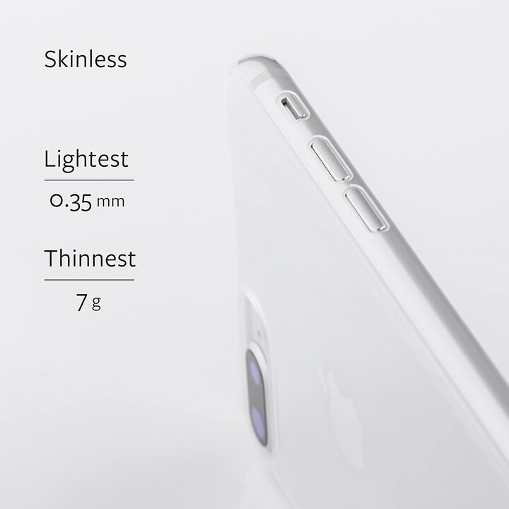 SuperSkin para iPhone iPhone 8/7 Plus - Estuche protector excepcionalmente delgado - claro como el cristal