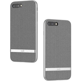 Vesta para iPhone 8/7 Plus - Funda textil - Gris espiga
