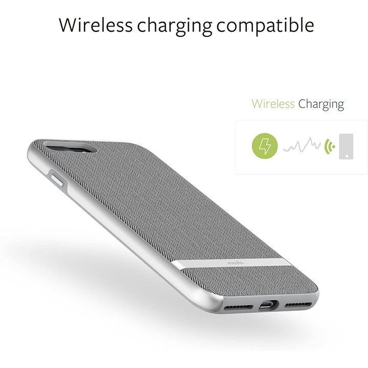 Vesta para iPhone 8/7 Plus - Capa têxtil - Herringbone Grey