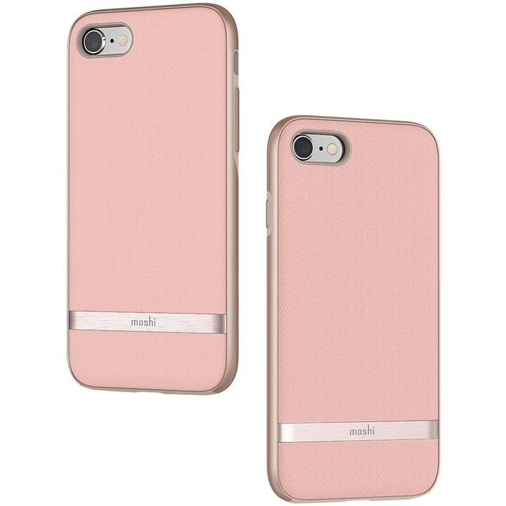 Vesta for iPhone 8/7/SE 2020 - Textile cover - Blossom Pink
