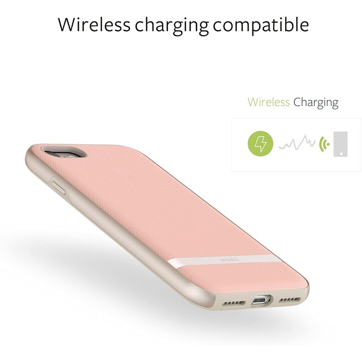 Vesta for iPhone 8/7/SE 2020 - Textile cover - Blossom Pink