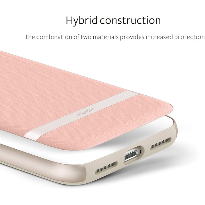 Vesta for iPhone 8/7/SE 2020 - Textile cover - Blossom Pink