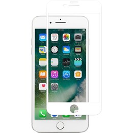 IonGlass pour iPhone 8/7 Plus - Blanc (clair/brillant)