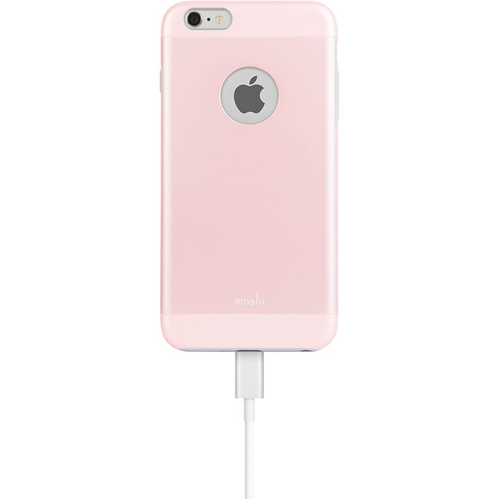 iGlaze - capa de encaixe ultrafina para iPhone 6 / 6s Plus - Cravo rosa