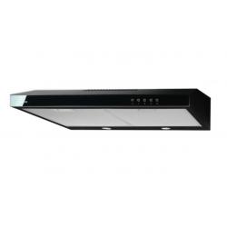 Hood AKPO WK-7 K50 BLACK - BLACK GLASS - Imagen 1