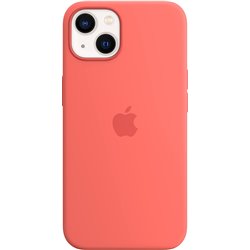 Apple silicone case with MagSafe for Apple iPhone 13, pink pomelo