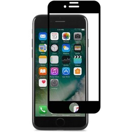 IonGlassfüriPhone 8/7/SE - Schwarz (Klar/Glänzend)