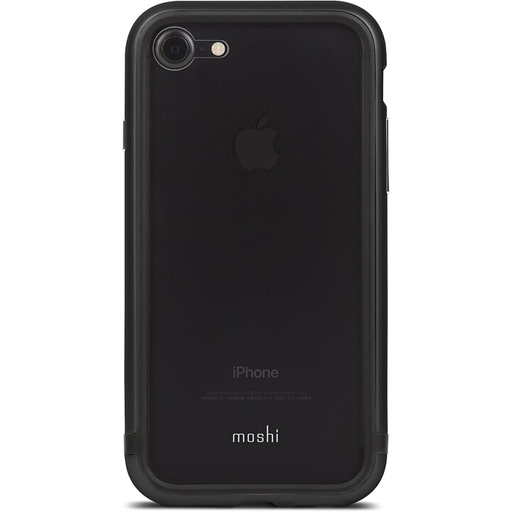 Luxe - Schutzhülle aus MetallfüriPhone 8/7/SE - Schwarz