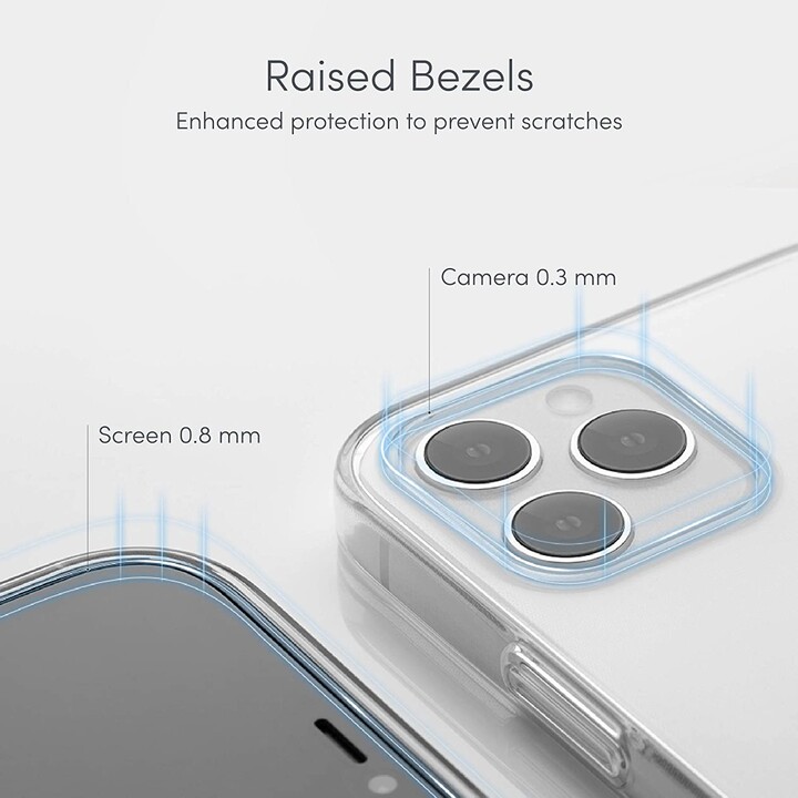 VitrosfüriPhone 12 Pro Max - Ultradünner Hüllenschutz - Kristallklar