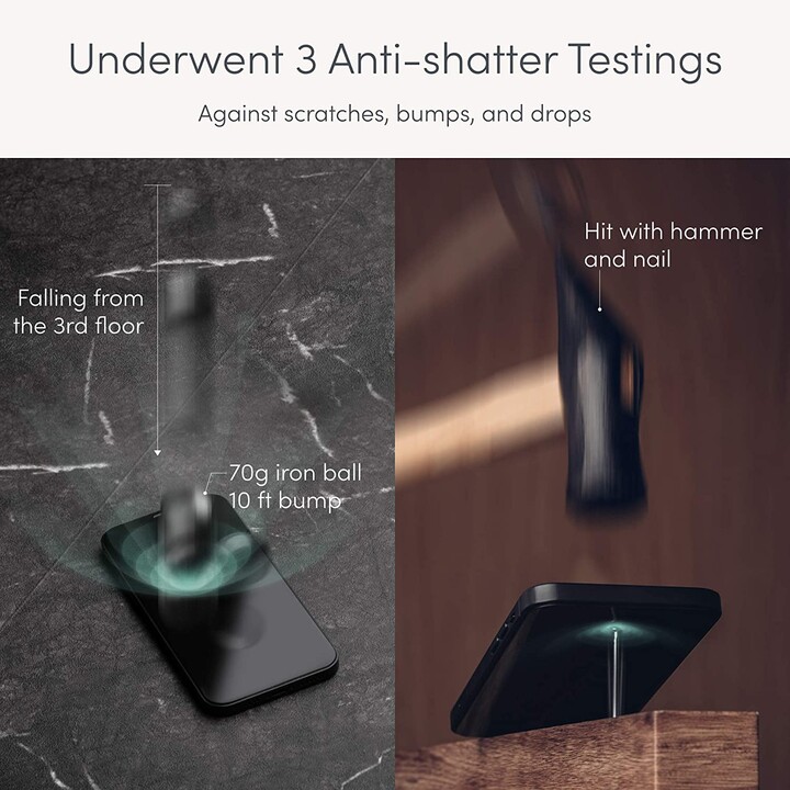 AirFoil Glass Pro for iPhone 12/12 Pro (Clear/Glossy) - Black