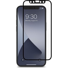 Pellicola salvaschermo antiriflesso iVisor AG per iPhone 12/12 Pro (trasparente/opaca) - nera