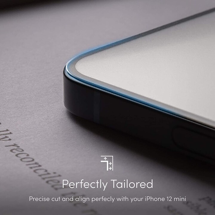 Protecteur d'écran antireflet iVisor AG pour iPhone 12/12 Pro (clair/mat) - Noir