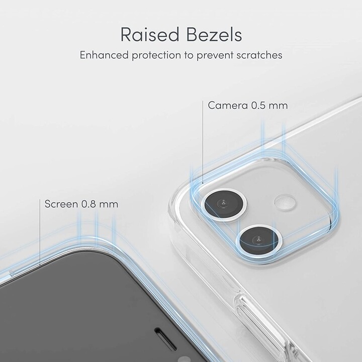 Vitros pour iPhone 12 mini - Coque de protection ultra fine - Crystal Clear