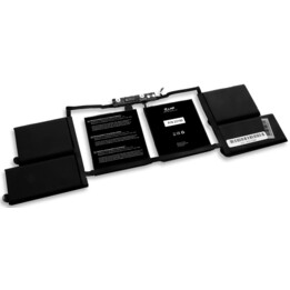 Batteria MacBook Pro 15 Thunderbolt 3 10/16 - 7/18, integrata, polimero agli ioni di litio, A1820, 11,4 V, 76 Wh