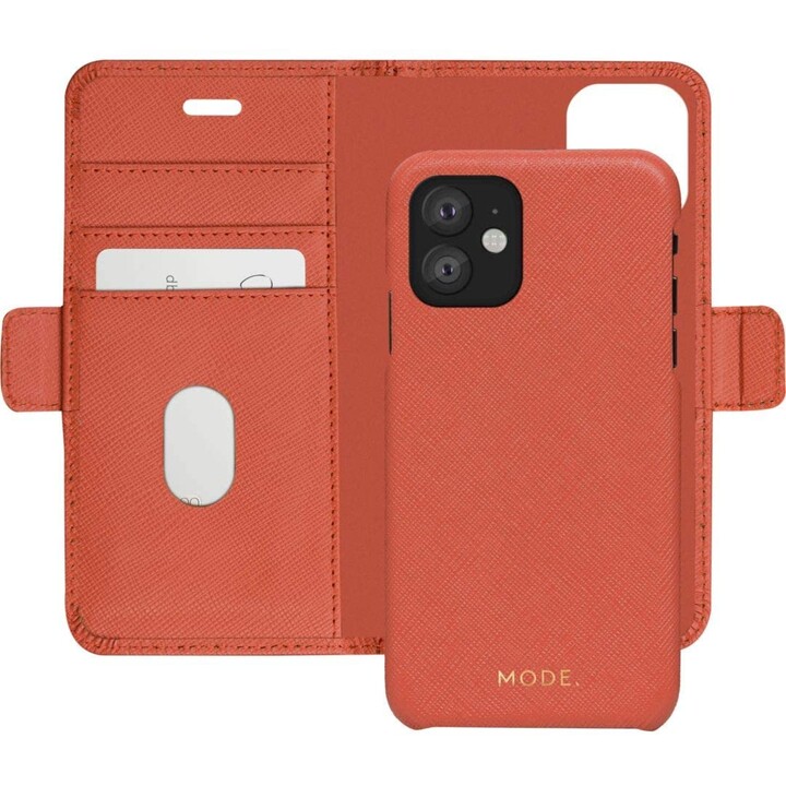 dbramante1928 New York Flipetui für Mobiltelefon iPhone 11 Pfirsich