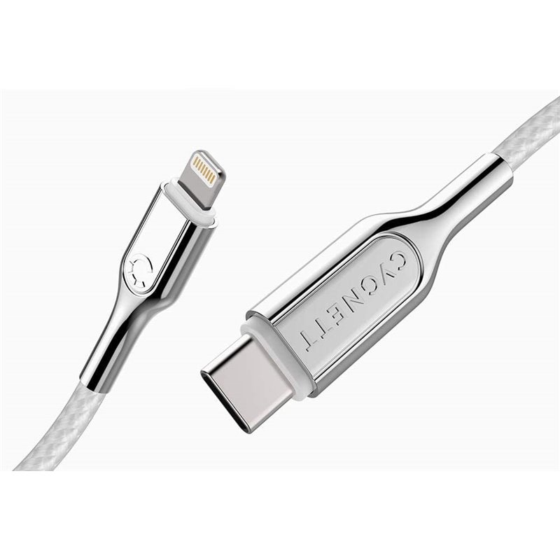 Armoured Lightning to USB-C Cable 2M - White