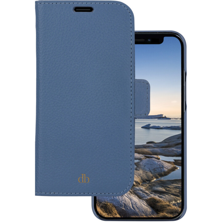 dbramante1928 New York étui portefeuille iPhone 13 Pro Max bleu marine