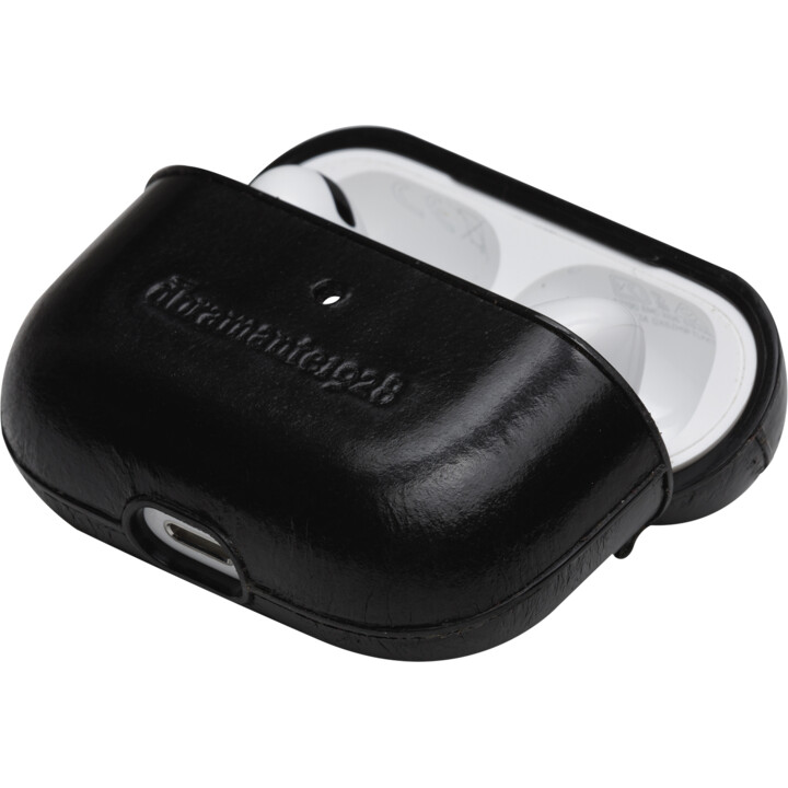 Copenhagen - Estojo de couro de flor integral AirPods Pro - Preto