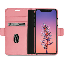 dbramante1928 Milano flip cover for Apple iPhone X elegant pink