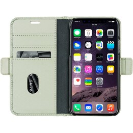 dbramante1928 New York funda folio para iPhone X/Xs verde marfil