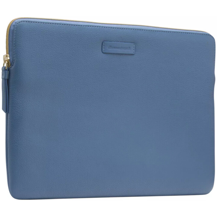 Paris - Laptop/MacBook Pro 16" 15" - Blu oltremare - Custodia in pelle martellata pieno fiore