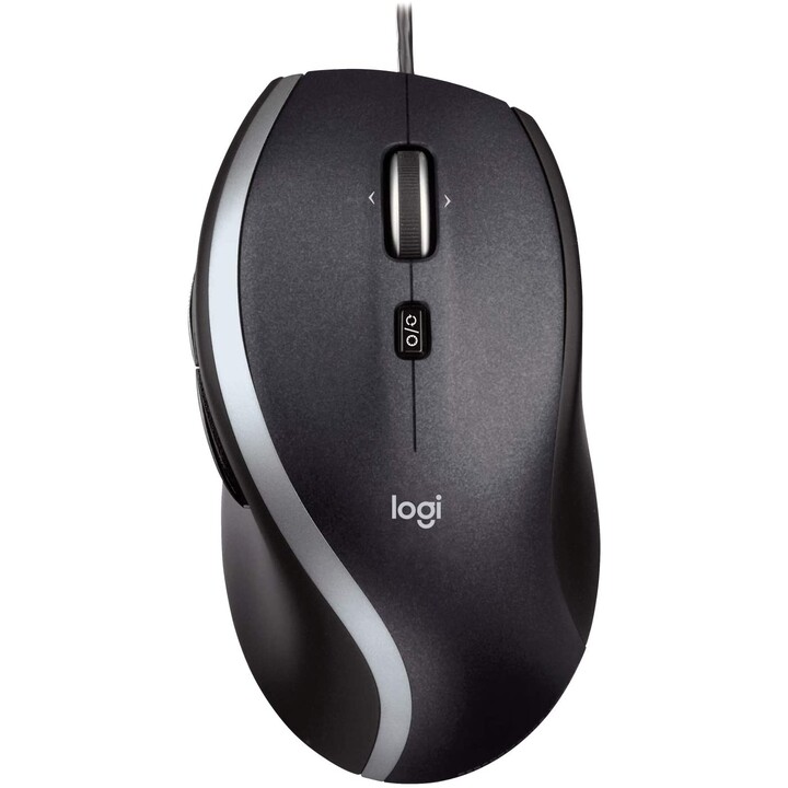 Logitech M500 Corded Laser Mouse (wired, black)