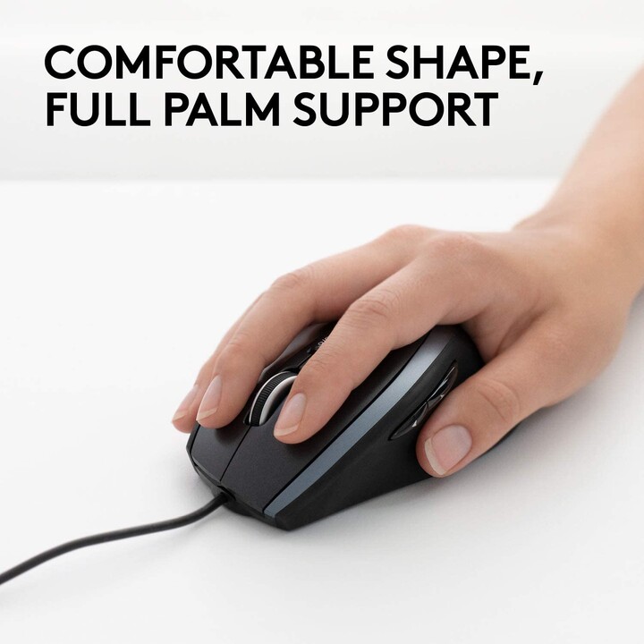 Mouse laser con filo Logitech M500 (cablato, nero)