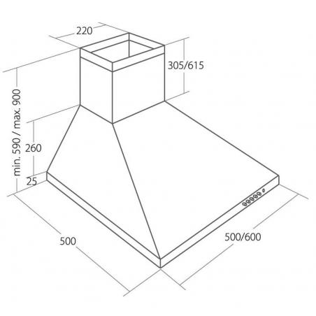 Akpo WK-4 Classic Eco 50 Wall-mounted White - Imagen 2