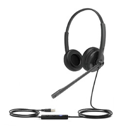 Yealink UH34 Lite Headphones Wired Headband Office / Call Center Black